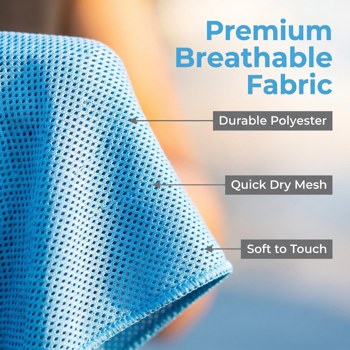 ☀️Cooling Towel -👍Yoyoio™ Cold Sweat Towel You Can Use Anywhere, Anytime! Reusable Soft Absorbent Cooling Portable