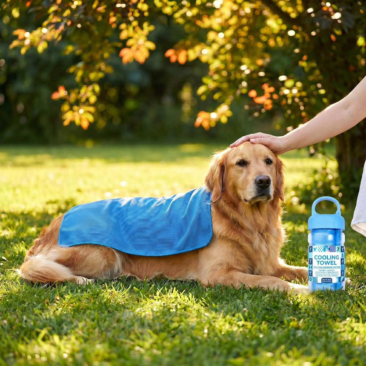 ☀️Cooling Towel -👍Yoyoio™ Cold Sweat Towel You Can Use Anywhere, Anytime! Reusable Soft Absorbent Cooling Portable