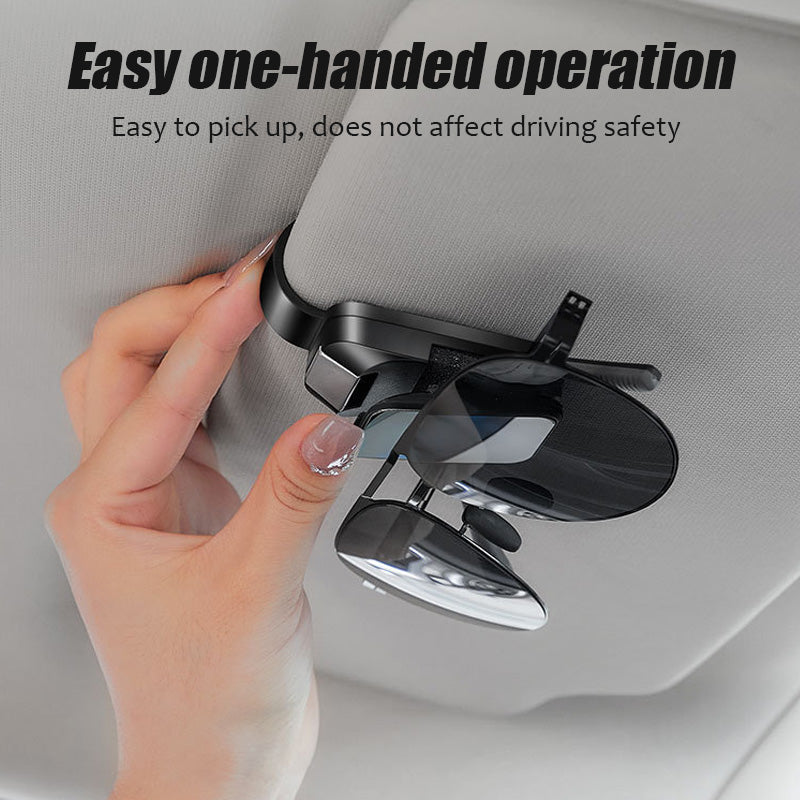 🚗2-in-1 Car Sunglasses Holder & Card Clip – Secure, Space-Saving Visor Organizer😎