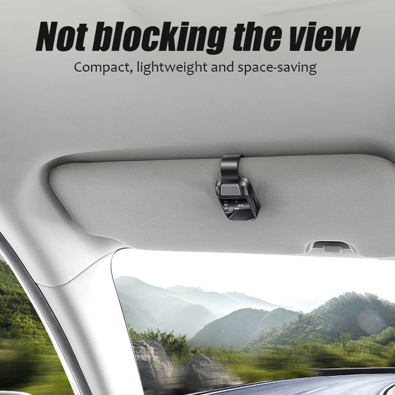 🚗2-in-1 Car Sunglasses Holder & Card Clip – Secure, Space-Saving Visor Organizer😎