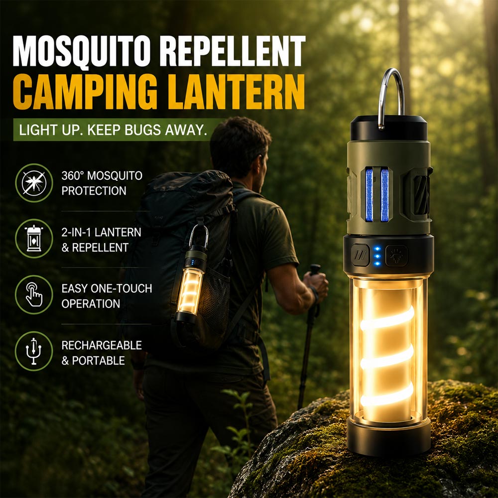 💡Last Day Only – 70% OFF! Yoyoio™ 2-in-1 Portable Mosquito Repeller & Camping Lantern🔥