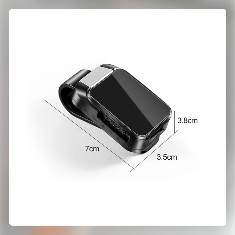 🚗2-in-1 Car Sunglasses Holder & Card Clip – Secure, Space-Saving Visor Organizer😎