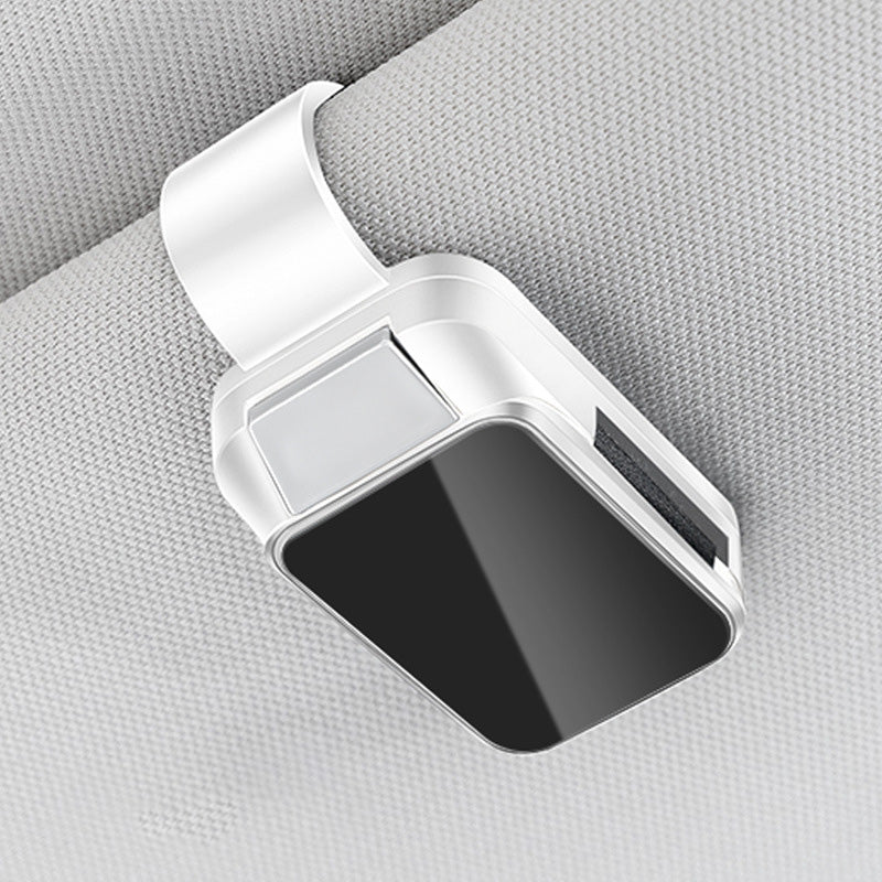 🚗2-in-1 Car Sunglasses Holder & Card Clip – Secure, Space-Saving Visor Organizer😎