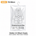 Yoyoio™🧥Hanging Vacuum Storage Bags – Hanging Design for Wardrobe, Air Vacuum Compression, Waterproof Dustproof & Space-Saving 🔥