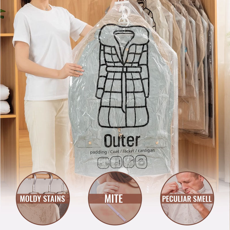 Yoyoio™🧥Hanging Vacuum Storage Bags – Hanging Design for Wardrobe, Air Vacuum Compression, Waterproof Dustproof & Space-Saving 🔥