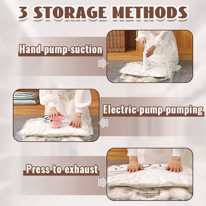 Yoyoio™🧥Hanging Vacuum Storage Bags – Hanging Design for Wardrobe, Air Vacuum Compression, Waterproof Dustproof & Space-Saving 🔥